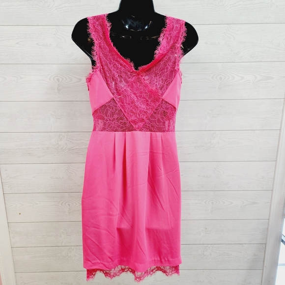 BCBG MaxAzria Maud Lace Cocktail Dress - Picture 8 of 11